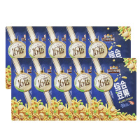 三只松鼠坚果综合豆果鲜虾味炒货办公室果仁小吃75g*10袋