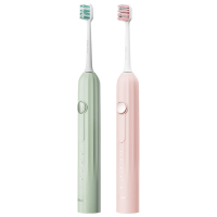 美的电动牙刷声波震动180天长续航智能换区提醒净白呵护软毛刷头S5礼盒款(颜色随机)