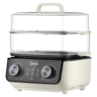 美的电蒸锅13L大容量双控速蒸电火锅多功能锅ZGE272352C