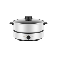 美的电火锅家用4L大容量多功能电煮锅分体式多功能料理锅DY26Easy501