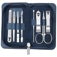 777指甲刀套装指甲钳修甲工具八件套GNT-W010(颜色随机)