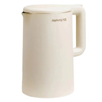 九阳电水壶1.7L双层304不锈钢内胆电水壶奶茶白K17FD-W6350