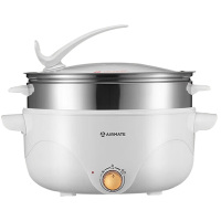 艾美特电火锅4L不沾内胆U型双发热管多功能锅CR1204