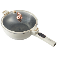 摩动电炒锅6L微压烹饪耐高温抗腐蚀不沾材质MD-WYCG03