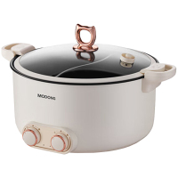 摩动电火锅6L鸳鸯双区独立控温精准控温一冲即净MD-HGE06