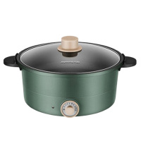 九阳电火锅3L电煮锅电炒锅电热锅大容量多用途电锅HG30-GD91