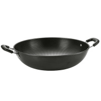 美厨炒锅36cm铁锅无涂层炒菜锅燃气炉电磁炉通用MCC7986