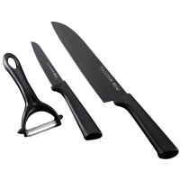 美厨果蔬刀3件套不锈钢水果刀切片刀小厨刀宝宝辅食刀MCD1108