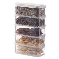 美厨储物收纳盒厨房香料储物盒冰箱保鲜盒分装便当盒MCSN0016