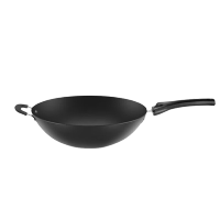 美厨炒锅34cm圆底不粘涂层炒锅锅具带盖炒锅MCC8474