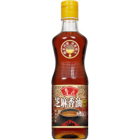 鲁花香油物理压榨凉拌调味烹饪火锅芝麻香油350ml*1瓶