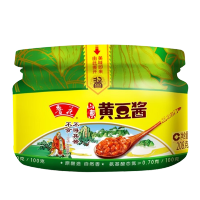 鲁花黄豆酱酱香浓郁炒菜拌面调料酱下饭黄豆酱208g*1瓶