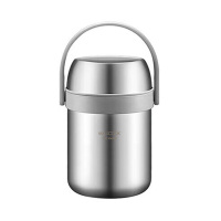 美厨保温提锅304不锈钢1.5L双层保温桶便当盒MCTG0164