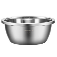 美厨洗菜盆32cm加大加厚304不锈钢盆洗菜盆MCWA673