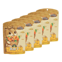 三只松鼠黄桃干休闲零食果脯蜜饯水果干黄桃干106g*5袋