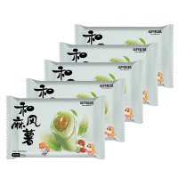 三只松鼠和风麻薯休闲零食糕点心浓郁抹茶味夹心小吃150g*5袋