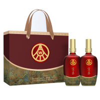 五粮液白酒宜品千里江山生态酿酒52度浓香型500ml*2瓶