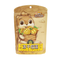 三只松鼠榴莲干休闲零食水果干果脯金枕榴莲脆果小吃30g*1袋