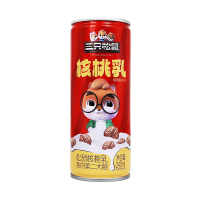 三只松鼠核桃乳植物蛋白饮料罐装便携休闲零食240ml*1罐
