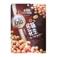 三只松鼠多味花生炒货香辣劲脆酥脆坚果休闲零食小吃75g*1袋