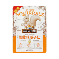 三只松鼠瓜子仁蟹黄味休闲零食葵花籽仁即食小吃100g*1袋