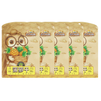 三只松鼠菠萝干休闲零食水果干蜜饯果脯凤梨干小吃106g*5袋