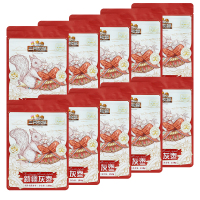 三只松鼠新疆灰枣即食免洗枣休闲小吃红枣零食150g*10袋