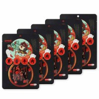 三只松鼠蜀香牛肉麻辣味独立包装牛肉干解馋小吃60g*5袋