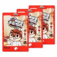 三只松鼠手撕鸭肉麻辣味独立装便携小吃休闲解馋零食80g*3袋