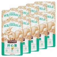 三只松鼠开心果原色无漂白坚果炒货休闲零食干果小吃100g*10袋