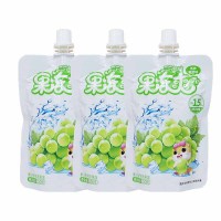 三只松鼠果冻爽洛神葡萄味果冻孩子解馋小吃零食150g*3袋