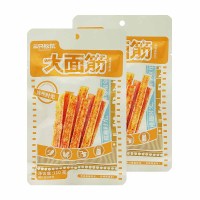 三只松鼠大面筋麻辣零食直尺辣条怀旧解馋小吃食品110g*2袋