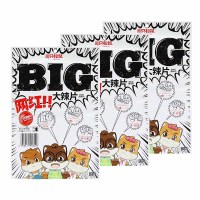 三只松鼠大辣片休闲辣条经典童年劲道麻辣零食怀旧小吃230g*3袋