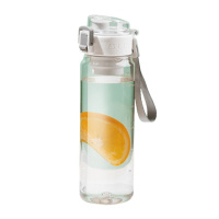 希乐水杯680ml大容量塑料杯户外运动水杯XL-2417雪球白