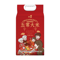 咪然大米5kg五常稻花香自然醇香袋装MR16091(包装随机)