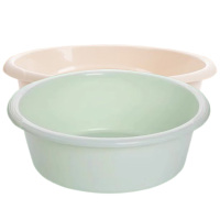茶花塑料盆39cm大号洗脸盆子清洁盆0407(颜色随机)