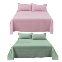 天琴床品三件套细密编织吸汗透气古韵乡情TQ-S50(颜色随机)