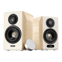 漫步者电脑音箱无线遥控触控操作木质箱体音质舒适白色S880MKII