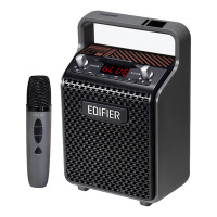 漫步者蓝牙音箱小巧精致携带方便无线遥控操作方便黑色PP205