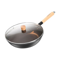 康巴赫炒锅30cm底厚壁薄导热迅速耐磨耐用CZH30A1