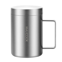 马克杯500ml不锈钢316双层带盖MCB8951