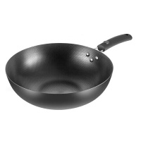 美厨炒锅32cm铁锅可用铁铲无涂层珍珠炒锅铁锅MCC611