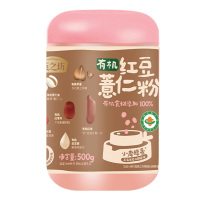 燕之坊红豆薏米粉香味浓郁口感顺滑粉质细腻有机罐装500g
