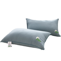 天琴枕头46*72cm蓬松柔软品质绣花洋甘菊两只装款TQ-J63