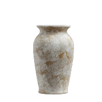 茹洋 复古侘寂风陶瓷花瓶中古摆件客厅插花轻奢高级感陶罐鲜花干花专用 向南.款川白 个
