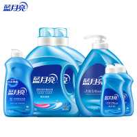 蓝月亮经典洗衣液礼包2（薰亮2kg×2+白兰手洗1kg+白兰手洗翻盖500g×1+白兰手洗80g×2） 81000441