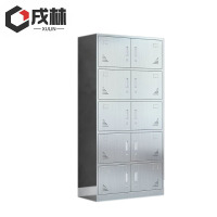 戌林 不锈钢储物柜 十门/台