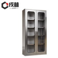 戌林 不锈钢文件柜 通玻/台