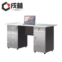 戌林 不锈钢办公桌1.6m/张