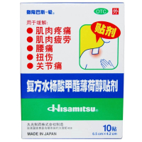 10贴免运费]撒隆巴斯复方水杨酸甲酯薄荷醇贴剂10贴 用于缓解肌肉疼痛 肌肉疲劳 腰痛 扭伤 关节痛